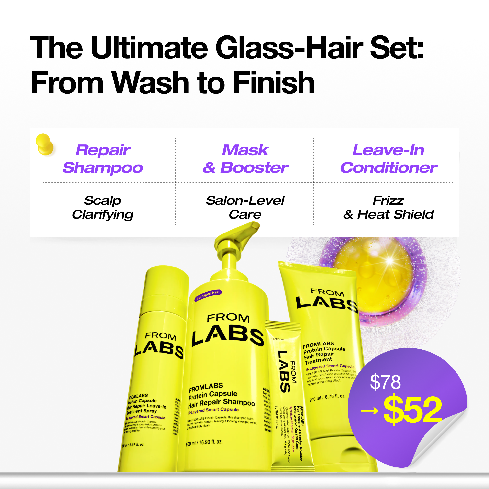 [PRIME DAY] The Ultimate Glass Hair Set – 33% OFF 🛍️