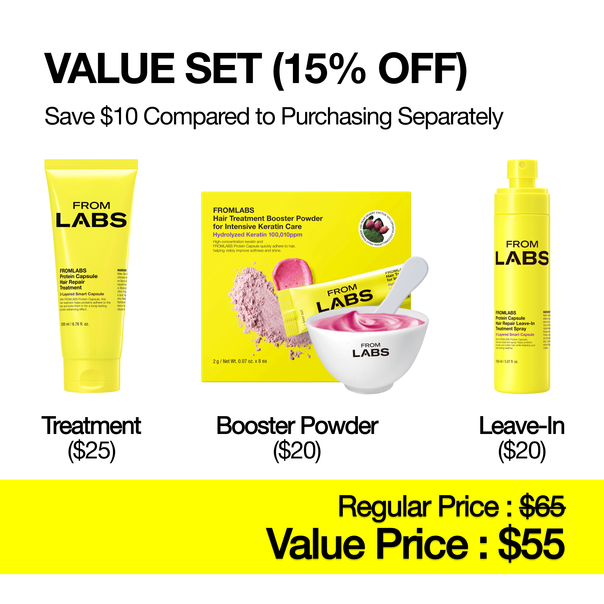 Hair Repair Trio (Mask + Booster + Leave-In)