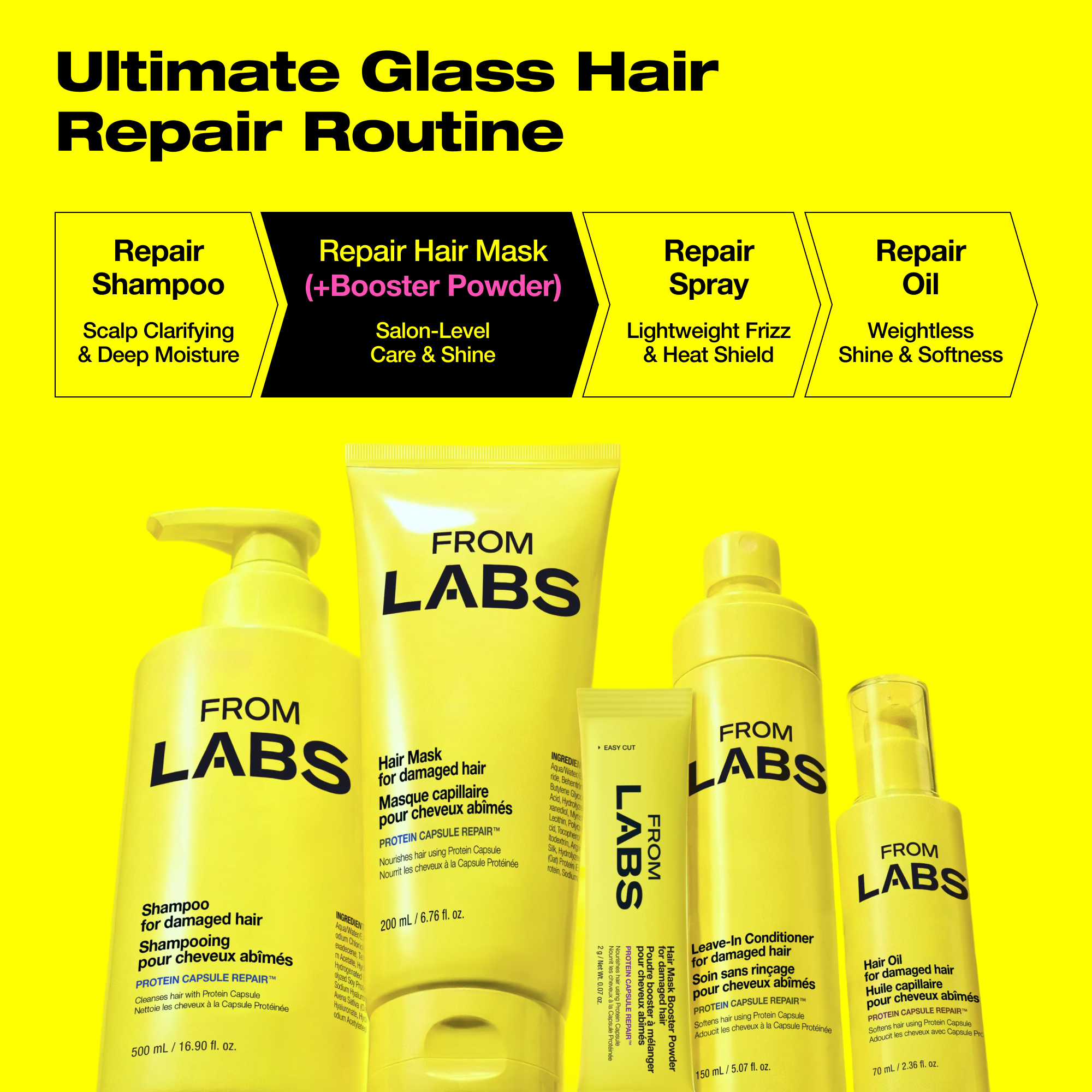 [K-Beauty No.1 Glass Hair Mask] Hair Repair Duo – 13% OFF 💎